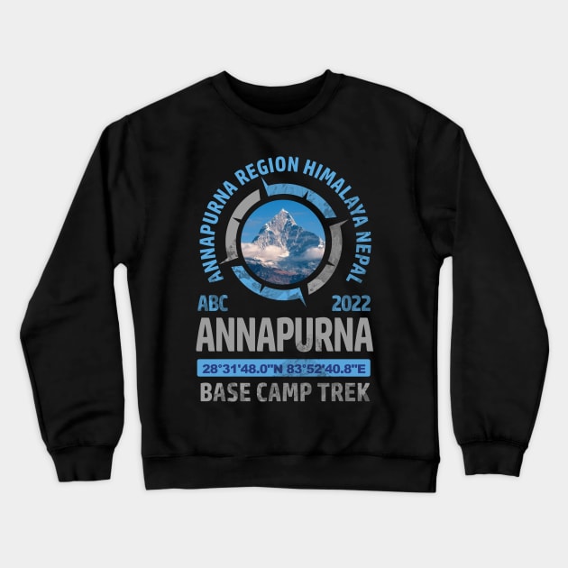 Annapurna Base camp trek 2022 Crewneck Sweatshirt by ICONZ80